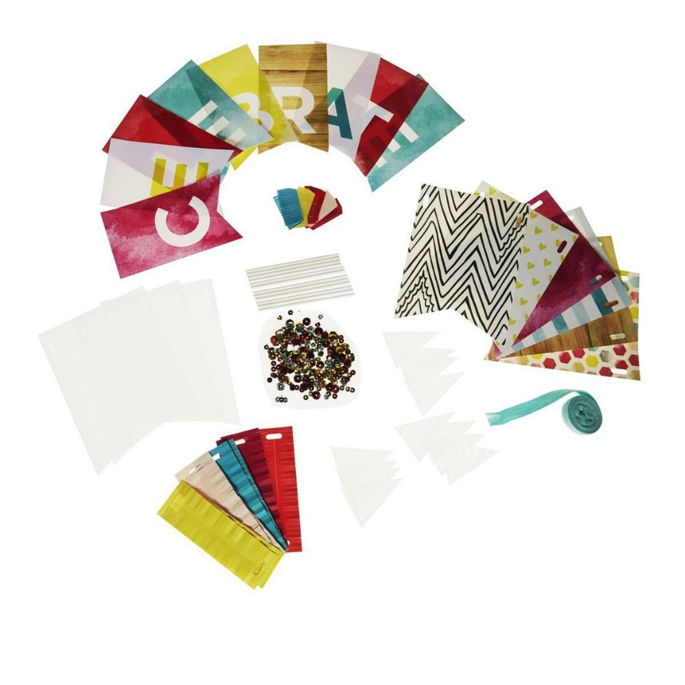 NWT WE R‎ MEMORY KEEPERS FUSEables CELEBRATE BANNER KIT